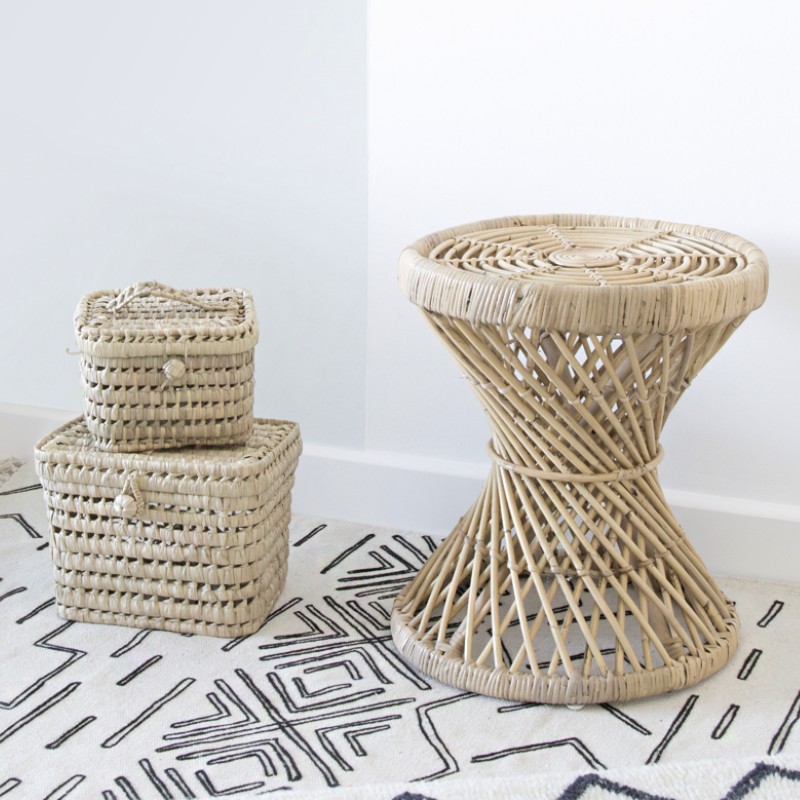 mesa-bambú-taburete-étnico-daramïnashop